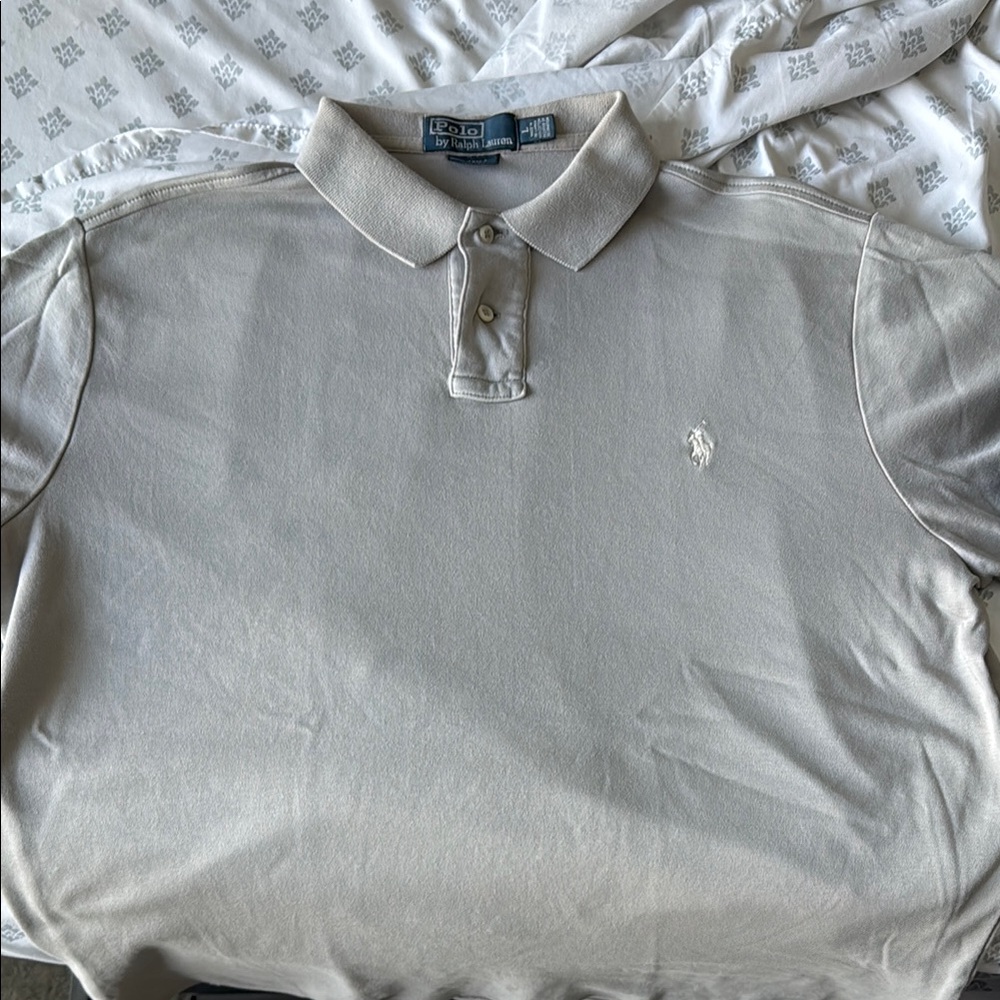Polo by Ralph Lauren Men's Gray Polo Shirt